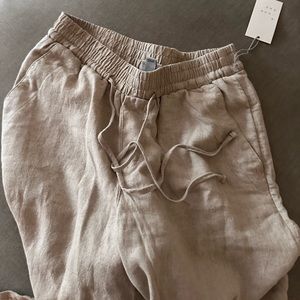 Target linen wide leg pants